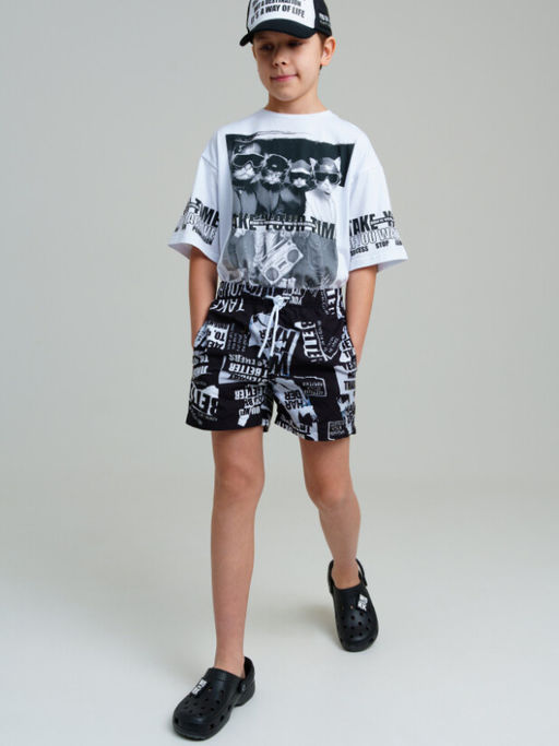 12511567 Шорты плавательные для мальчиков, средней длины