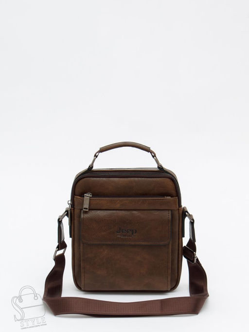 Сумка мужская 8805-2 brown Jeep - S-style фото 2