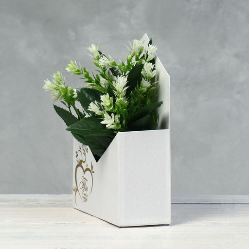 Конверт с золотым тиснением Ты в моём сердце, белый 18 х 24 х 7 см - Simaland фото 2