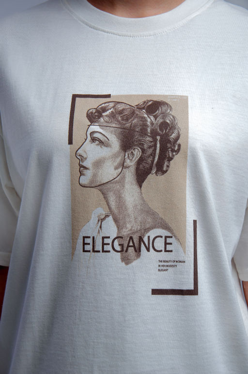 Арт. 31125 Футболка женская оверсайз 44-52 (5 шт) Цвет:молочный - Калинка фото 6