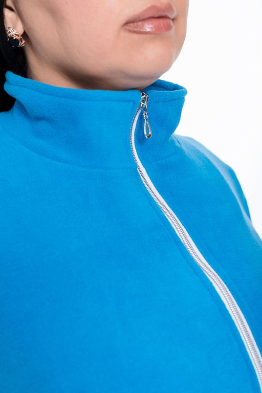 Толстовка флис М319163ВШв аквамарин - Елена фото 5