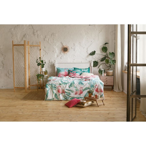 Постельное бельё Этель 2 сп Фламинго 175х215 см, 200х220 см, 50х70+3 см - 2 шт  фото 32