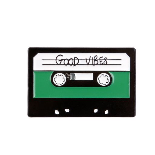 Металлический значок Кассета Vibe