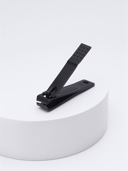 Кусачки книпсер маникюрные, 5.9 см, на блистере, чёрные