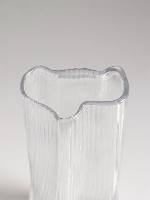 Ваза «Энико», 25×9 см, стекло, прозрачная