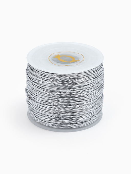 Шнур люрекс на бобине d=1 мм L=90 м, цвет золотой