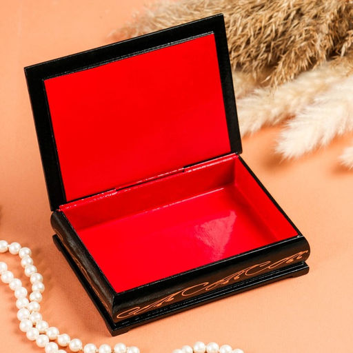 Шкатулка Тройка в поле, 10?14 см, лаковая миниатюра - Simaland фото 2