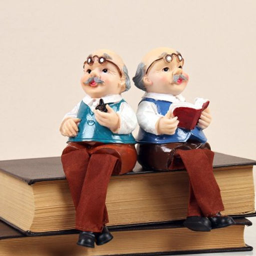 Цена за 4 шт. Фигурка Бабушка, Дедушка висячие ножки 25 см / YG759-AB /уп 4/96/микс - Галеонтрейд фото 7