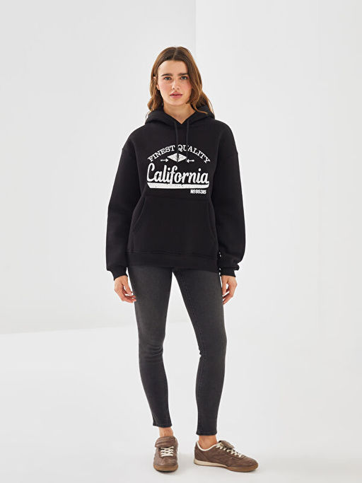 Bask?l? Kad?n Hoodie