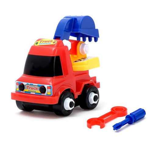 Пластмассовый конструктор Стройтехника, 20 деталь, МИКС - Simaland фото 13