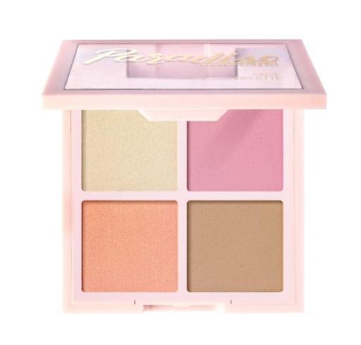 RELOUIS Палетка для макияжа лица Paradiso Sun хайлайтер,румяна,бронзер