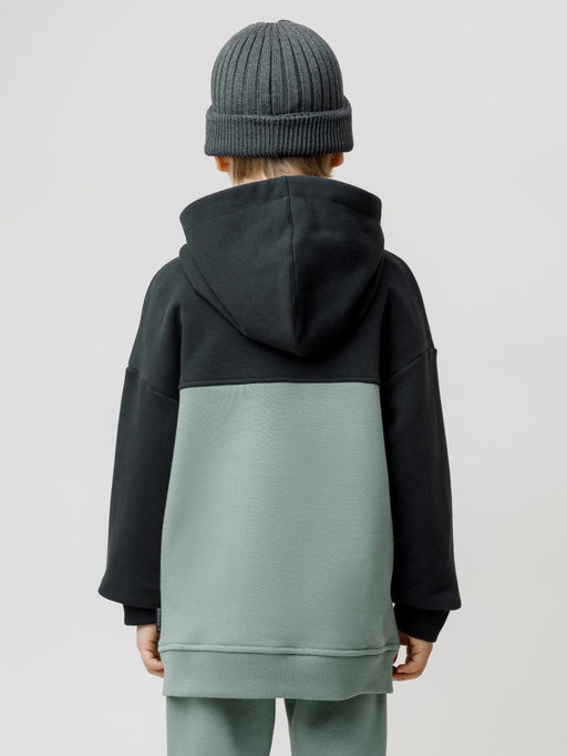 КР 302162/хаки 5107 к612 джемпер (худи) для мал - Crockid фото 4