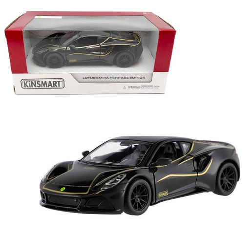 Kinsmart. Модель арт.KT5456W/3 "Lotus Emira Heritage Edition" 1:34 (черная) инерц.