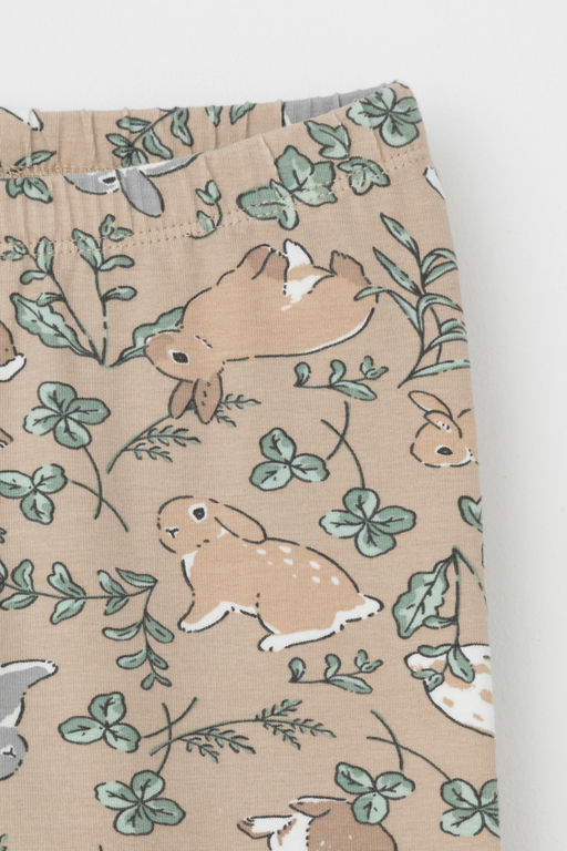 КР 4074/темно-бежевый,зайчики к527 бриджи для дев - Crockid фото 6