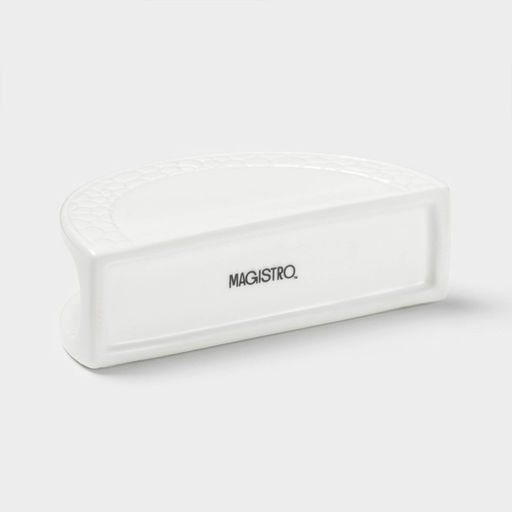 Салфетница Magistro Rodos, 13.2×4×7 см, фарфор, белая