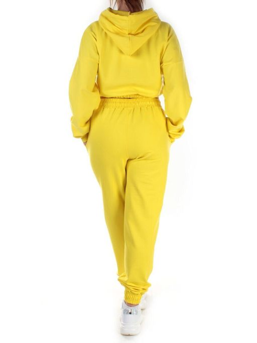 Y294 YELLOW Спортивный костюм женский (100% хлопок) - Fashion фото 7