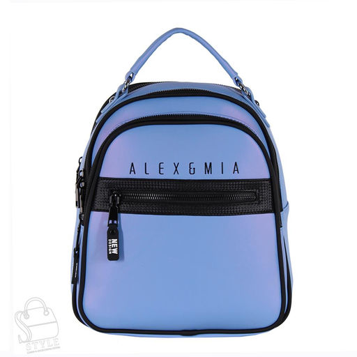 Рюкзак женский 8873CD blue Alex&Mia/30  в Новосибирске