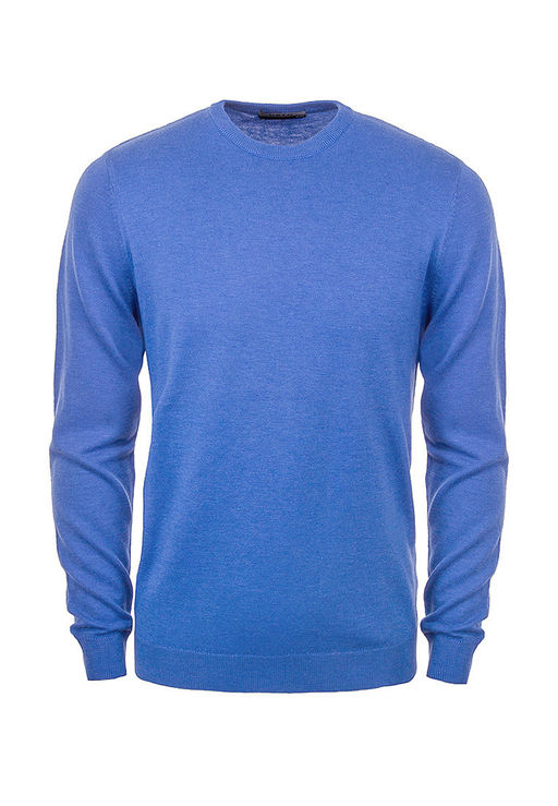 Джемпер мужской GREG G121-135299 (голубой меланж)  фото 6