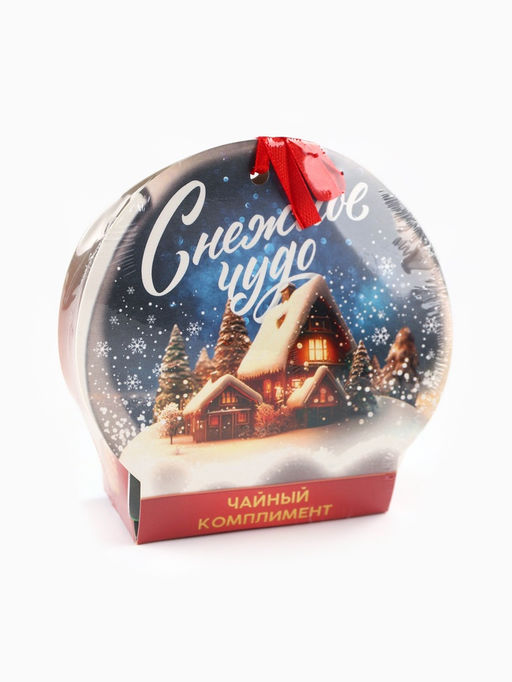 Цена за 2 шт. Чай подарочный Снежное чудо, ассорти, 12.6 г (7 пакетиков х 2 г). - Фабрика счастья фото 14