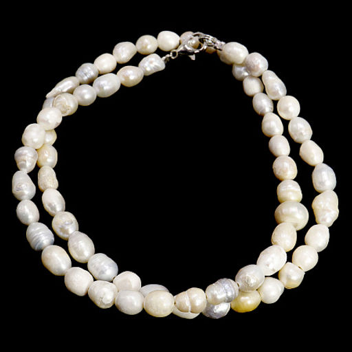 Бусы натуральный жемчуг Рис крупный - камень королев, дарующий любовь и счастье