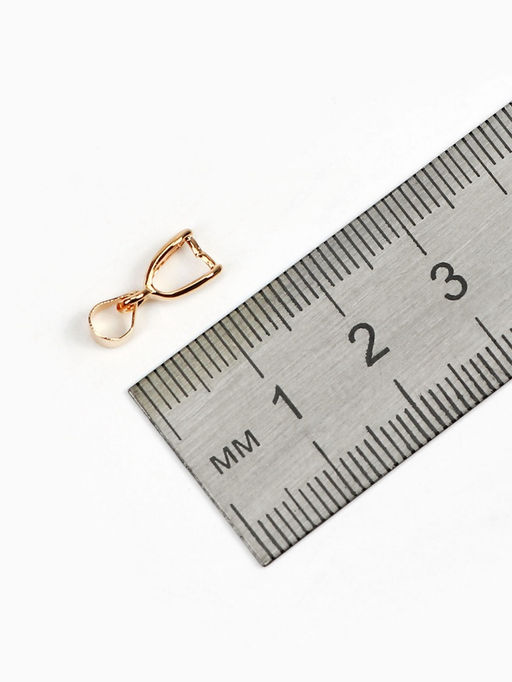 Держатель для кулона, 14?6 мм (набор 5 шт.), К214, цвет золото