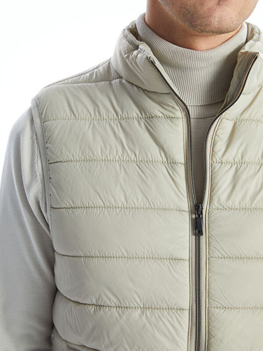 Standart Kal?p Dik Yaka Erkek ?i?me Yelek