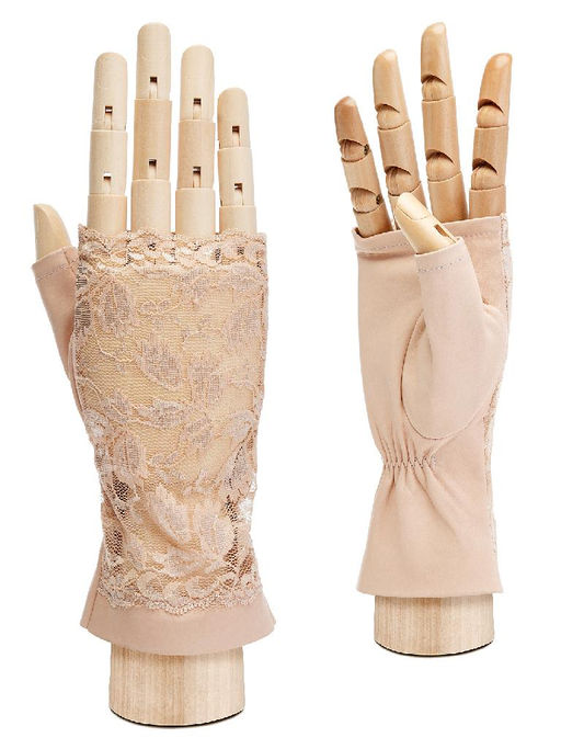 Перчатки женские б/п 00388 beige vanilla - Eleganzza фото 5