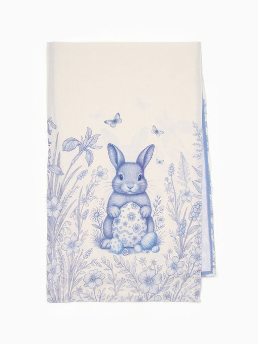 Дорожка на стол Этель «Кролик», 50×150 см, 100% хл, рогожка 160 г/м²