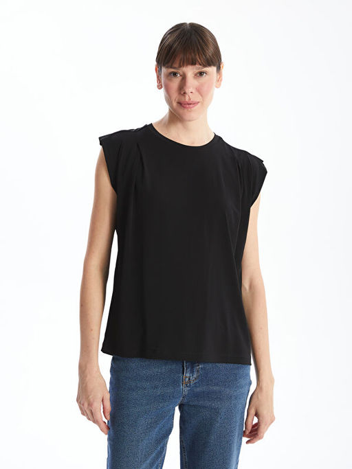 Bisiklet Yaka Kad?n Bluz