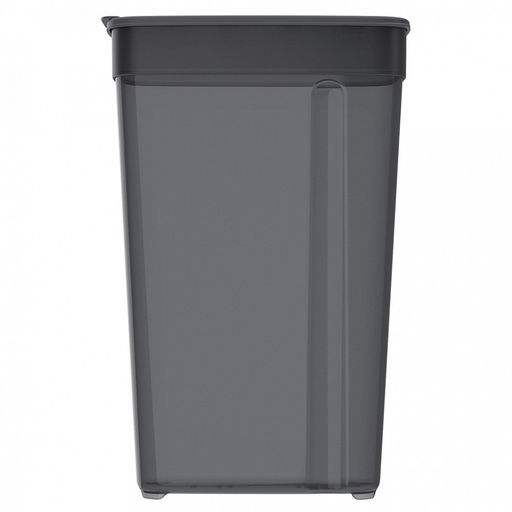 Контейнер для сыпучих продуктов 2,2л, 17х8,5х26,5см, полипропилен, дымчатый (Россия) - Домашняя мода фото 2