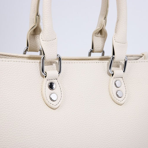 Сумка-тоут на молнии, цвет белый - Simaland фото 8