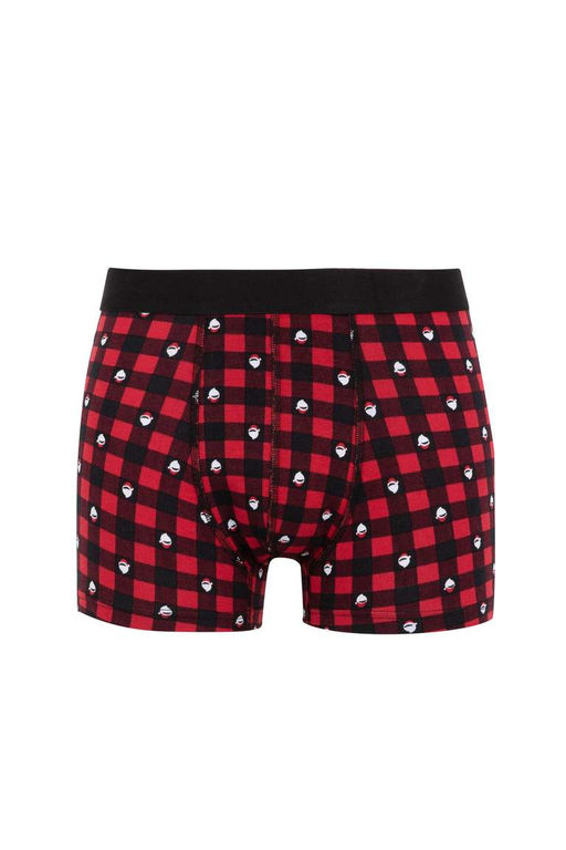 Боксеры стандартного кроя с новогодней тематикой - Defacto фото 5