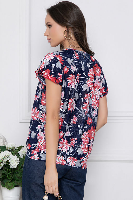 БЛУЗКА КАРМИНА (РЭД) - Bellovera фото 4