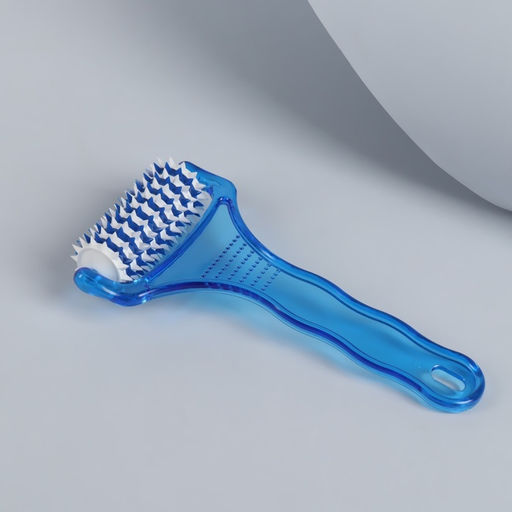 Массажёр «Рефлекс», 18×9×3 см, универсальный, с шипами, цвет синий/белый