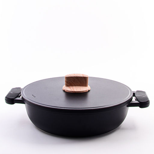 6361-1 Сотейник с крышкой 4 л GRACE лит/алюм/пластик/силик MB (х6)