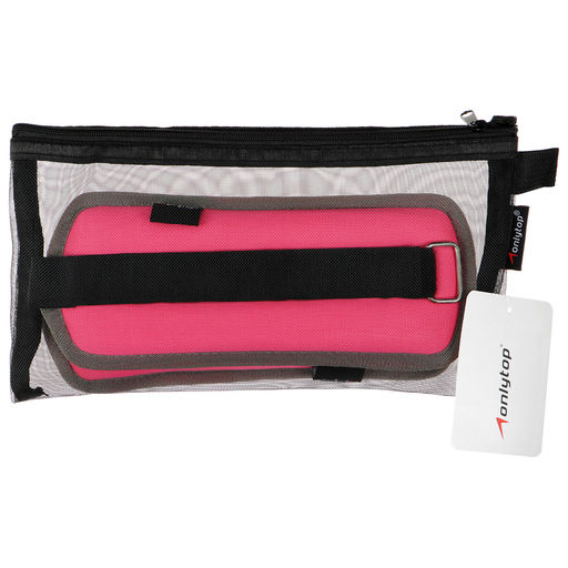 Утяжелители неопреновые ONLYTOP, 2 шт. × 0.25 кг, цвет розовый