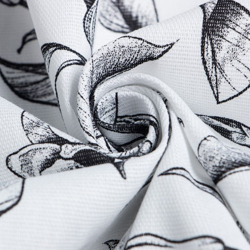 Скатерть Доляна Plant leaves 146х220 см, 100% хл, рогожка 164 г/м2  фото 2