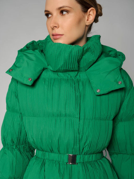 Куртка женская 12411-22048 green - Eleganzza фото 4