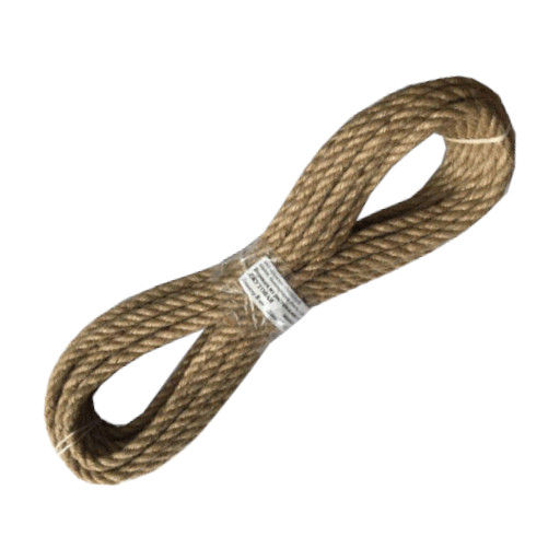 Веревка джутовая 3-прядная d8мм, 10м