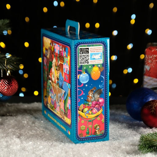 Подарочная коробка Новогодние Маршруты, 29 х 9 х 25 см - Simaland фото 4