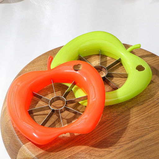 Нож для фруктовой нарезки Доляна «Яблочко», d=14 см, цвет МИКС