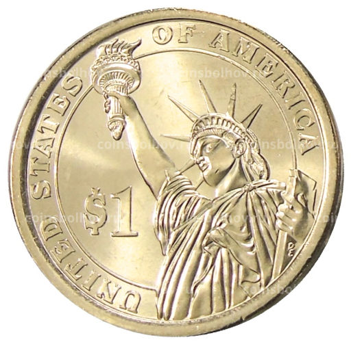 Монета 1 доллар 2014 года P США 32-й президент США Франклин Рузвельт