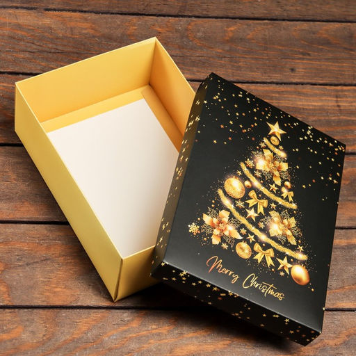 Цена за 5 шт. Коробка складная, крышка-дно Merry Christmas  24 х 17 х 8 см - UPAK LAND фото 3