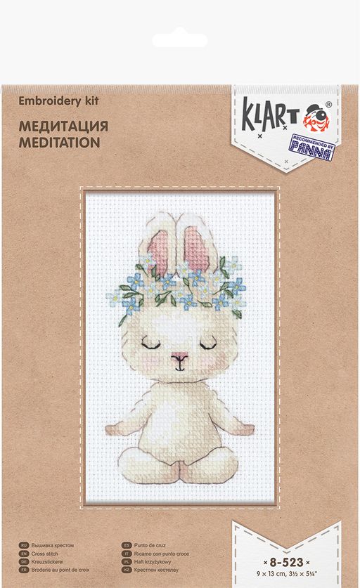 Klart набор для вышивания 8-523 Медитация 9 х 13 см