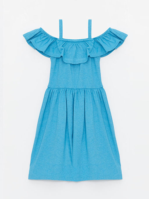 Kay?k Yaka K?z ?ocuk Elbise