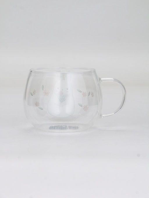 Кружка стеклянная Зайка, 400 мл