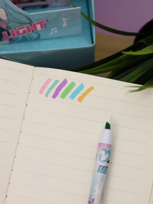 Набор маркеров-текстовыделителей 6 шт. "Star girl"