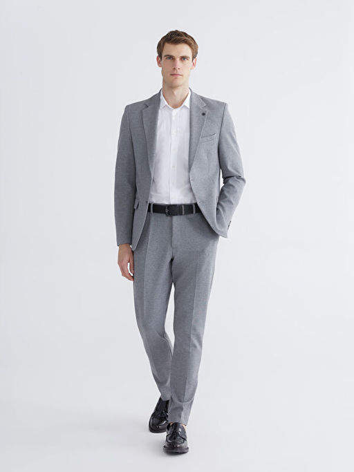Dar Kal?p Erkek Blazer Ceket