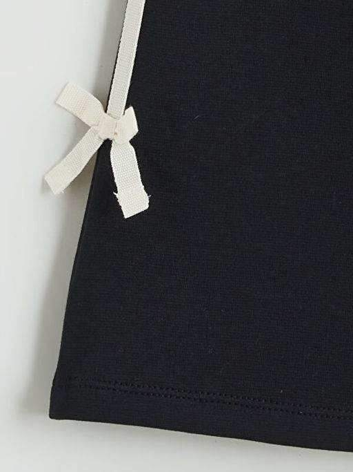 Fiyonklu ?spanyol Pa?a K?z ?ocuk Tayt Pantolon