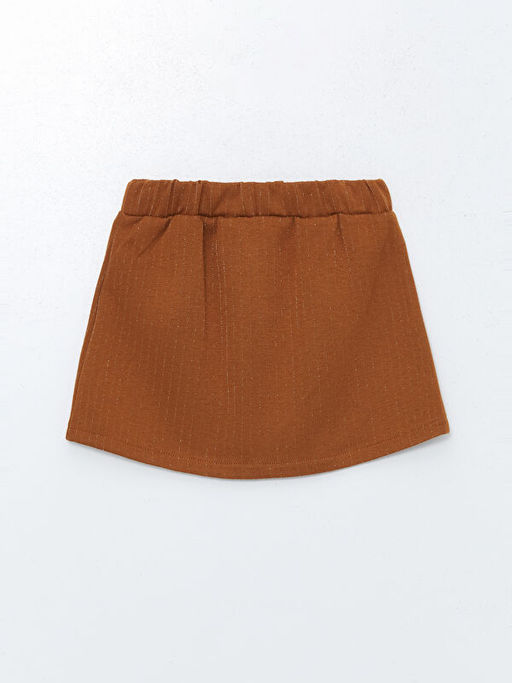 Beli Lastikli K?z ?ocuk Etek ve K?lotlu ?orap 2li Tak?m - Waikiki фото 2